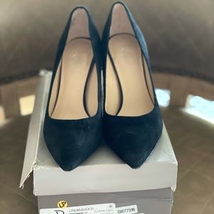 Franco Sarto L-Palma Black Suede heel